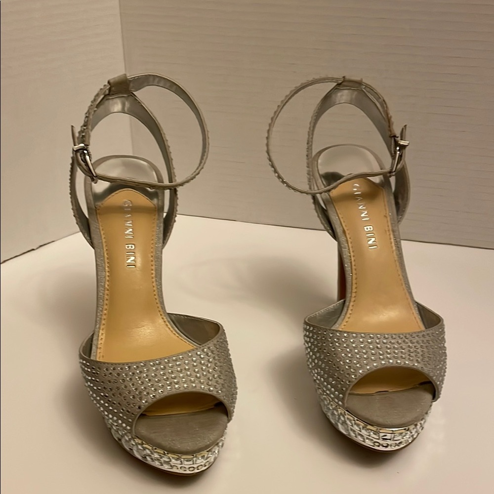 Gianni Bini Silver Women's Heels